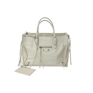 Balenciaga handbag Ivory White leather